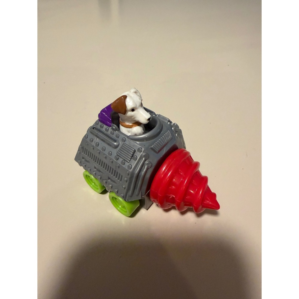 Vintage 1998 Wishbone Dog Journey to the Center of the Earth Drill Toy Vehicle